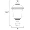 Maxim Lighting Carriage House 1-Light 9" Wide Oriental Bronze Outdoor Pole/Post Mount 40426WGOB - alternate 2